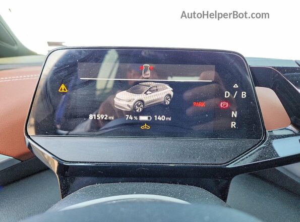 WVGGNPE26MP057590 2021 VOLKSWAGEN ID.4 Blue Widok zestawu wskaźników