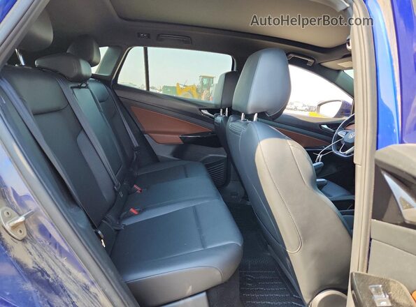 WVGGNPE26MP057590 2021 VOLKSWAGEN ID.4 Blue Widok wnętrza z tyłu