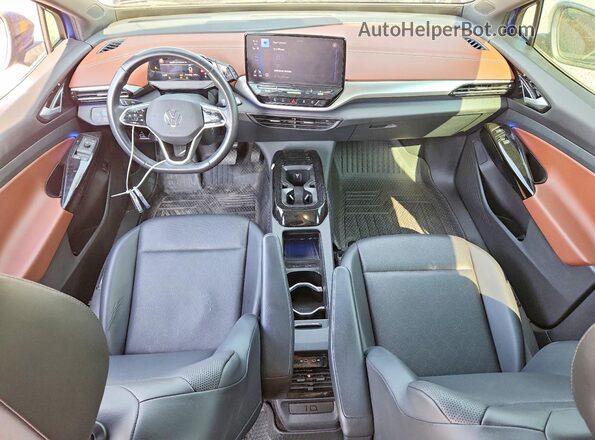 WVGGNPE26MP057590 2021 VOLKSWAGEN ID.4 Blue Widok deski rozdzielczej