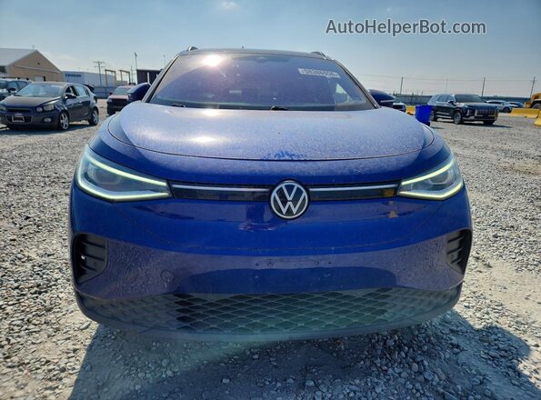 WVGGNPE26MP057590 2021 VOLKSWAGEN ID.4 Blue Widok z przodu