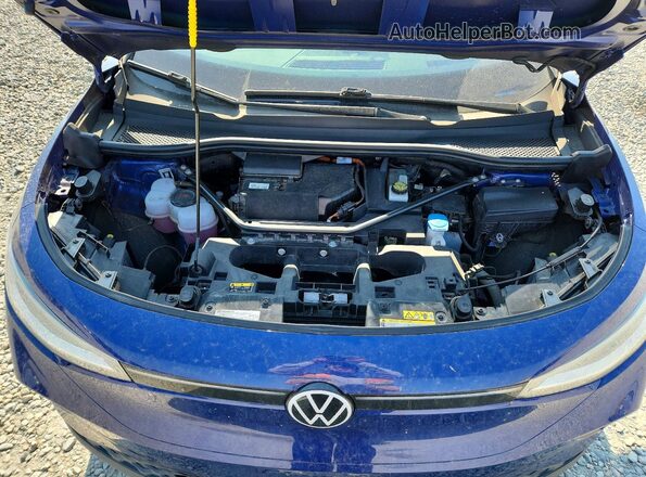 WVGGNPE26MP057590 2021 VOLKSWAGEN ID.4 Blue Widok komory silnika