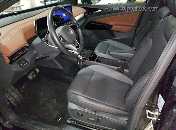 WVGGNPE29MP064713 2021 VOLKSWAGEN ID.4 Black Widok wnętrza z przodu