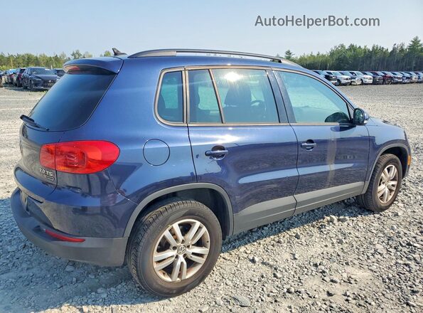 WVGHV7AX6HK033198 2017 VOLKSWAGEN TIGUAN Blue Հետևի աջ
