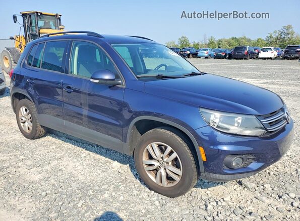 WVGHV7AX6HK033198 2017 VOLKSWAGEN TIGUAN Blue Առջևի աջ