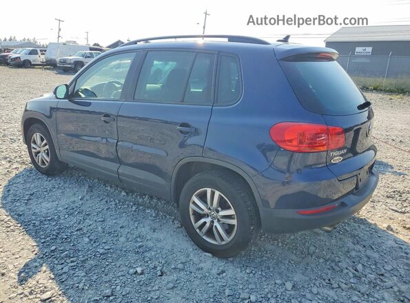 WVGHV7AX6HK033198 2017 VOLKSWAGEN TIGUAN Blue Հետևի ձախ