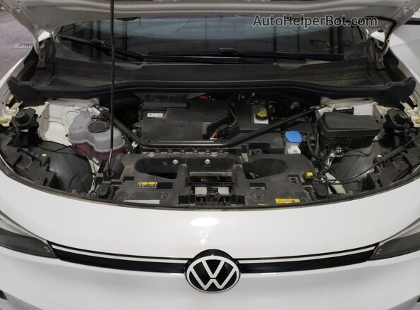 WVGJNPE22NP035836 2022 VOLKSWAGEN ID.4 White Widok komory silnika