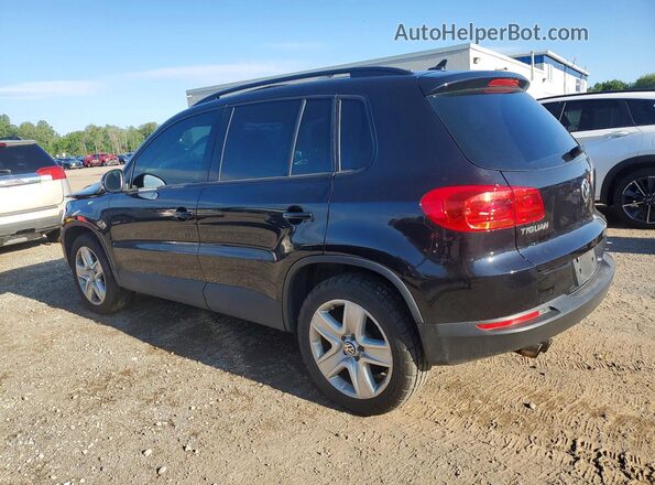 WVGJV7AX1GW606808 2016 VOLKSWAGEN TIGUAN Черный Задняя левая четверть