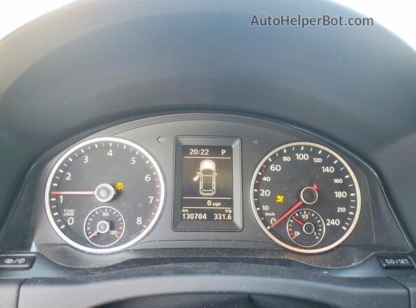 WVGJV7AX1GW606808 2016 VOLKSWAGEN TIGUAN Черный Вид щитка приборов
