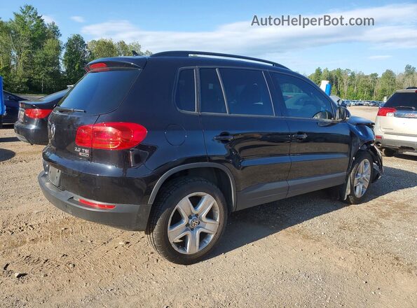 WVGJV7AX1GW606808 2016 VOLKSWAGEN TIGUAN Черный Задняя правая четверть