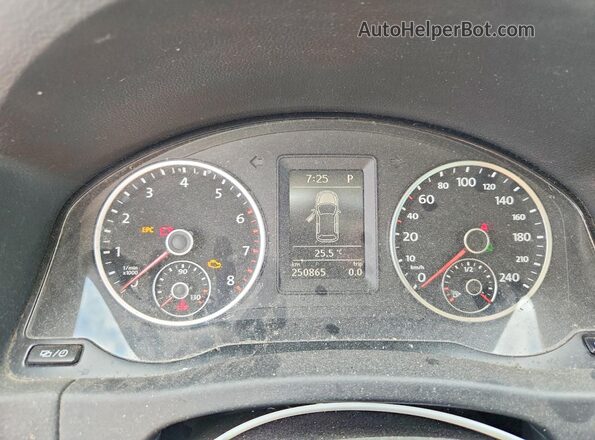 WVGJV7AX2GW594801 2016 VOLKSWAGEN TIGUAN White Vista del cuadro de instrumentos