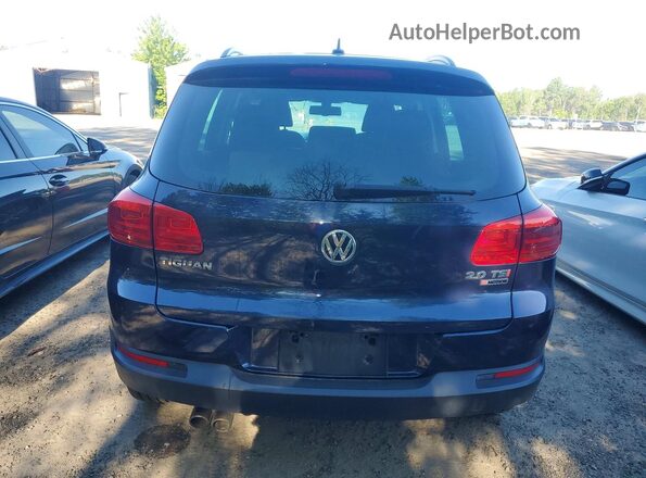 WVGJV7AX5GW531174 2016 VOLKSWAGEN TIGUAN Blue Հետևի տեսք