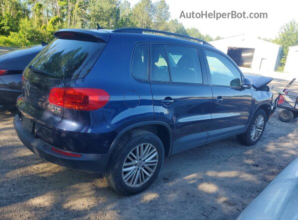 WVGJV7AX5GW531174 2016 VOLKSWAGEN TIGUAN Blue Հետևի աջ