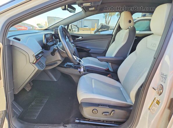 WVGKMPE20MP048509 2021 VOLKSWAGEN ID.4 White Widok wnętrza z przodu