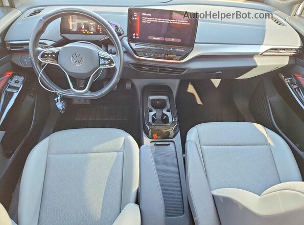 WVGKMPE20MP048509 2021 VOLKSWAGEN ID.4 White Widok deski rozdzielczej