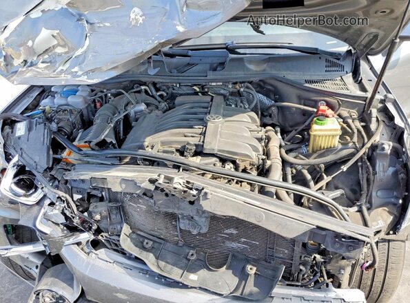 WVGRF7BP0HD005627 2017 VOLKSWAGEN TOUAREG Серый Вид подкапотного пространства