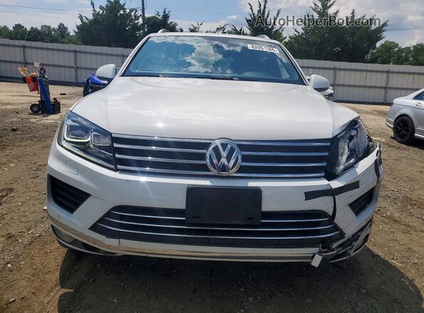 WVGRF7BP4HD004299 2017 VOLKSWAGEN TOUAREG White Դիմացի տեսք