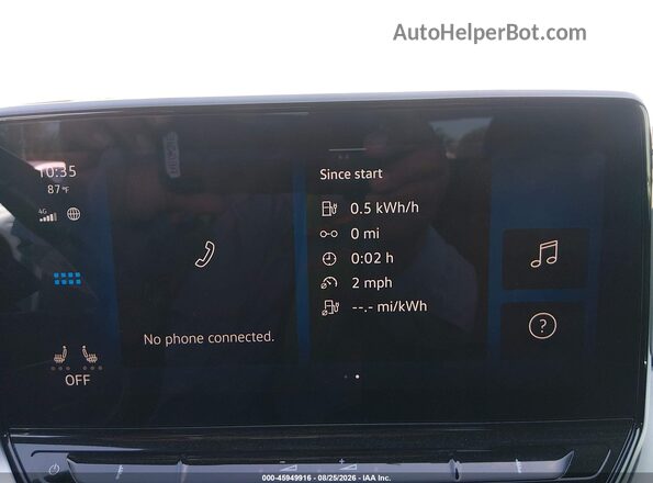 WVGRMPE24MP026561 2021 VOLKSWAGEN ID.4 Белый 