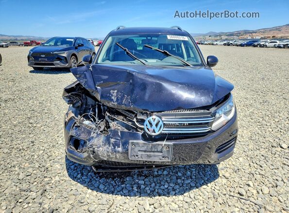 WVGRV7AX5HW501533 2017 VOLKSWAGEN TIGUAN Черный Вид спереди