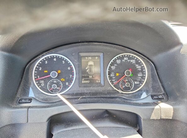 WVGRV7AX5HW501533 2017 VOLKSWAGEN TIGUAN Черный Вид щитка приборов