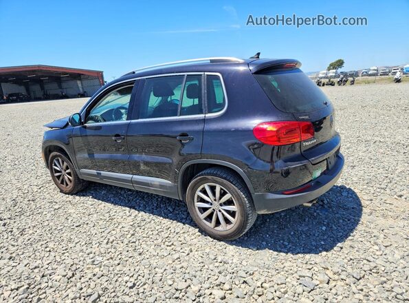 WVGRV7AX5HW501533 2017 VOLKSWAGEN TIGUAN Черный Задняя левая четверть