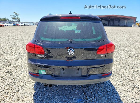 WVGRV7AX5HW501533 2017 VOLKSWAGEN TIGUAN Черный Вид сзади