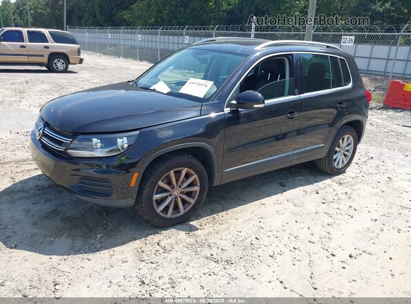 WVGRV7AX6HK009424 2017 VOLKSWAGEN TIGUAN Black Front left