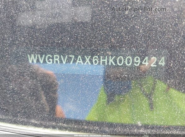 WVGRV7AX6HK009424 2017 VOLKSWAGEN TIGUAN Black Instrument cluster view