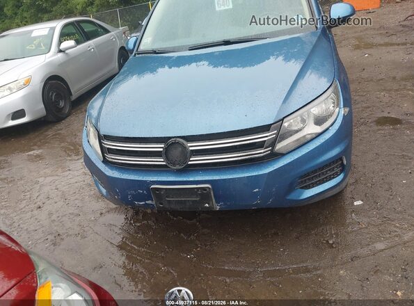 WVGSV7AX0HW509217 2017 VOLKSWAGEN TIGUAN Blue Vista del cuadro de instrumentos