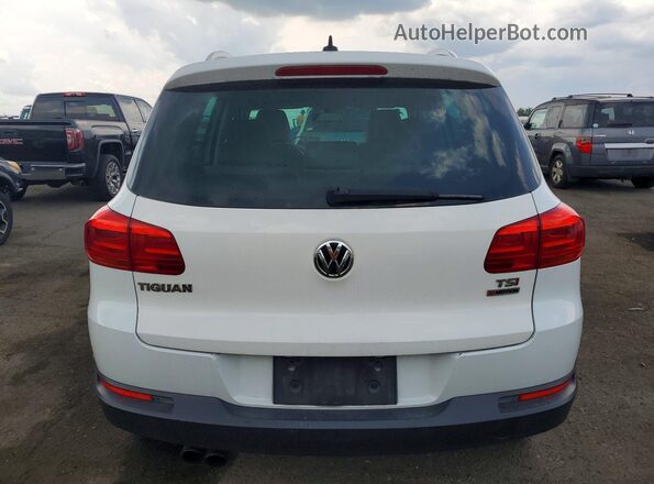 WVGSV7AX2HK008899 2017 VOLKSWAGEN TIGUAN White Вид ззаду
