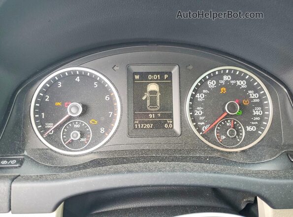 WVGSV7AX2HK008899 2017 VOLKSWAGEN TIGUAN White Вид щитка приладів