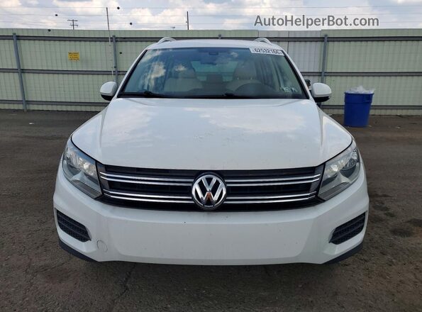 WVGSV7AX2HK008899 2017 VOLKSWAGEN TIGUAN White Вид спереду