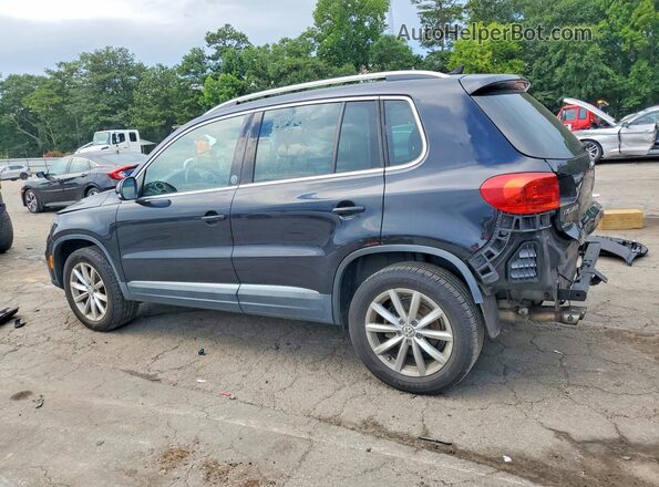 WVGSV7AX2HW500678 2017 VOLKSWAGEN TIGUAN Black Rear left