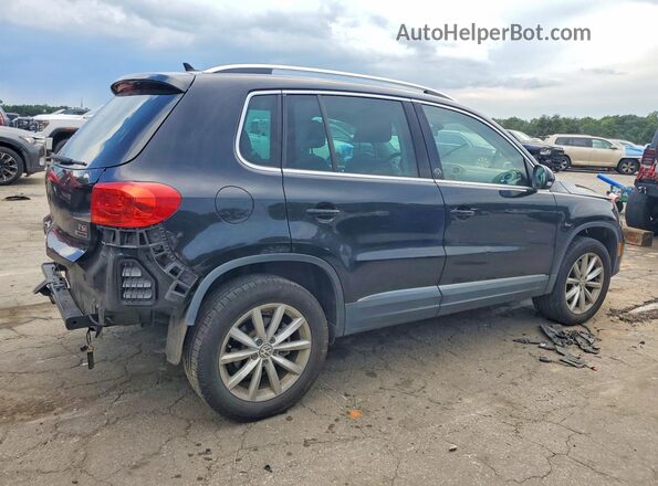 WVGSV7AX2HW500678 2017 VOLKSWAGEN TIGUAN Black Rear right