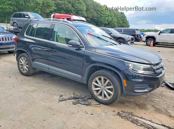 WVGSV7AX2HW500678 2017 VOLKSWAGEN TIGUAN Black Front right