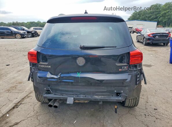 WVGSV7AX2HW500678 2017 VOLKSWAGEN TIGUAN Black Rear view