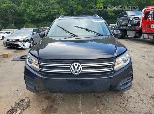 WVGSV7AX2HW500678 2017 VOLKSWAGEN TIGUAN Black Front view