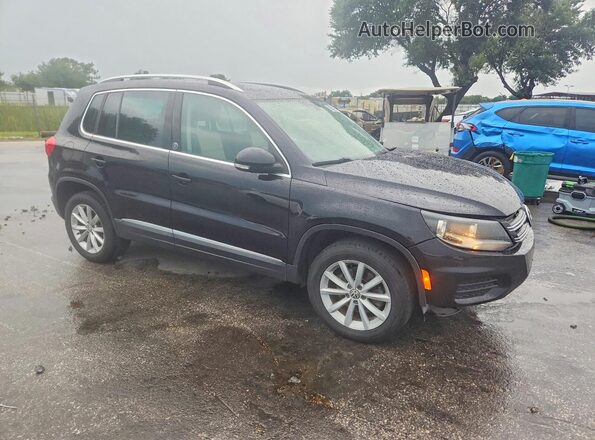 WVGSV7AX5HK015345 2017 VOLKSWAGEN TIGUAN Black Передня права чверть