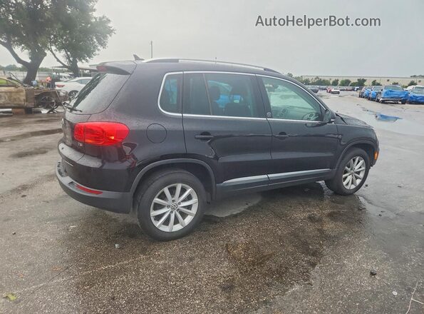 WVGSV7AX5HK015345 2017 VOLKSWAGEN TIGUAN Black Задня права чверть