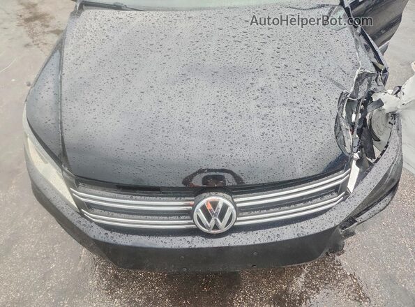 WVGSV7AX5HK015345 2017 VOLKSWAGEN TIGUAN Black Вид підкапотного простору