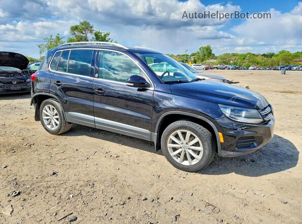 WVGSV7AX5HW500478 2017 VOLKSWAGEN TIGUAN Black Front right