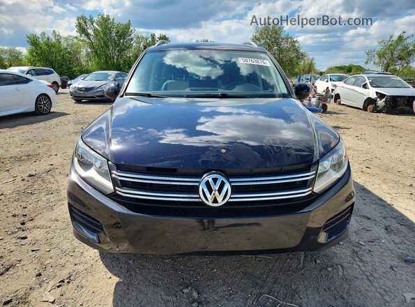 WVGSV7AX5HW500478 2017 VOLKSWAGEN TIGUAN Black Front view