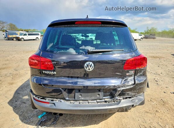 WVGSV7AX5HW500478 2017 VOLKSWAGEN TIGUAN Black Rear view