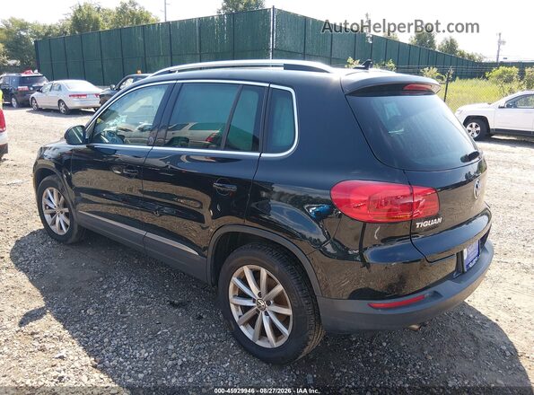 WVGSV7AX7HK015296 2017 VOLKSWAGEN TIGUAN Black Tył lewy