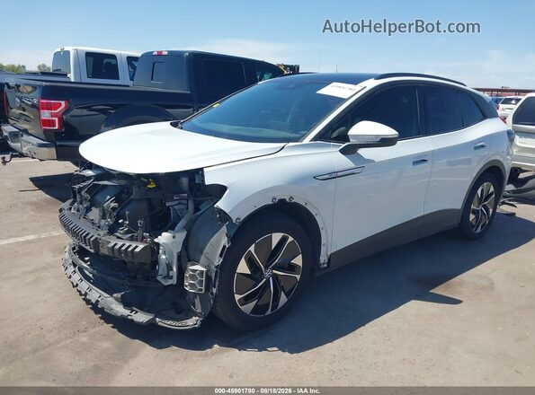 WVGTMPE21MP065212 2021 VOLKSWAGEN ID.4 White Vista tres cuartos delantera izquierda