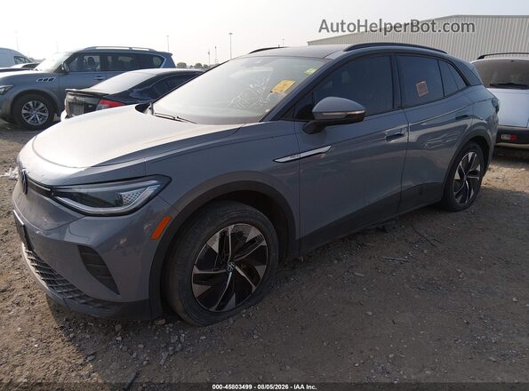 WVGTMPE22NP051966 2022 VOLKSWAGEN ID.4 Gray Передня ліва чверть