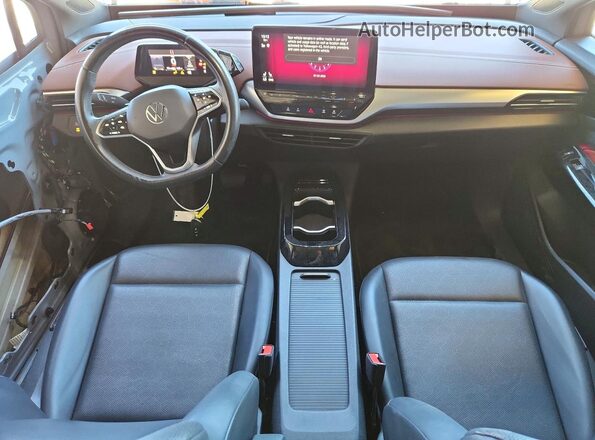 WVGTMPE26NP074120 2022 VOLKSWAGEN ID.4 Silver Widok deski rozdzielczej