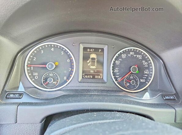 WVGTV7AX0HW508749 2017 VOLKSWAGEN TIGUAN White Вид щитка приладів