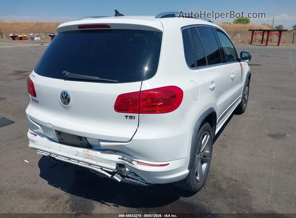 WVGTV7AX3HK020211 2017 VOLKSWAGEN TIGUAN White Задня права чверть