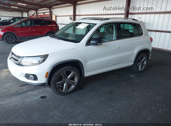 WVGTV7AX4HW507023 2017 VOLKSWAGEN TIGUAN White წინა მარცხენა ხედი სამი მეოთხედიდან