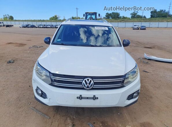 WVGTV7AX7HK007929 2017 VOLKSWAGEN TIGUAN White Widok z przodu